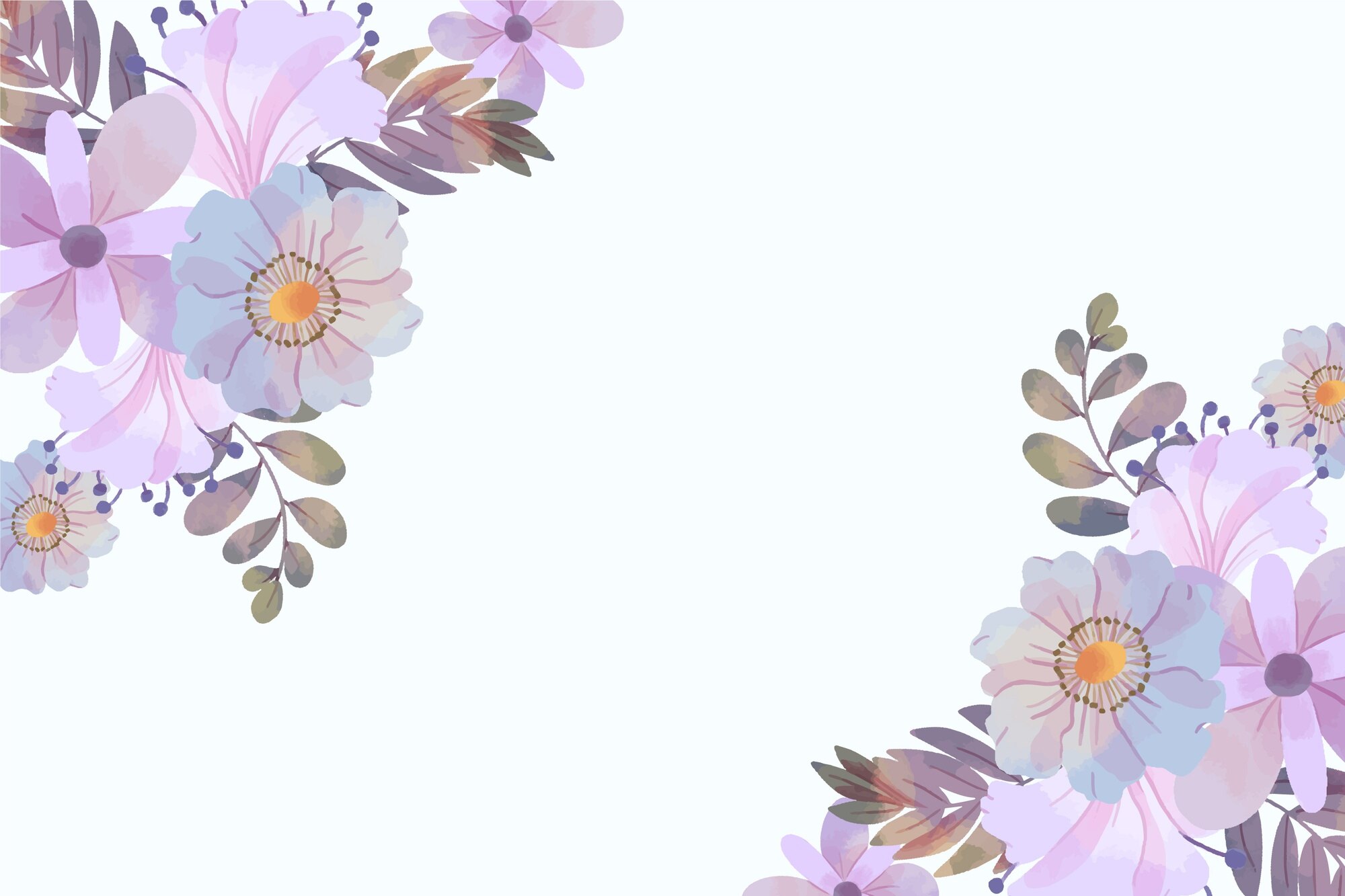 background illustration of plants